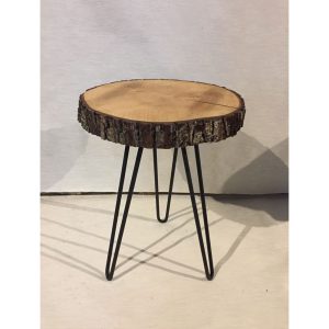 جلو مبلی روستیک ST-02 3 چوبین نورا میز چوبی