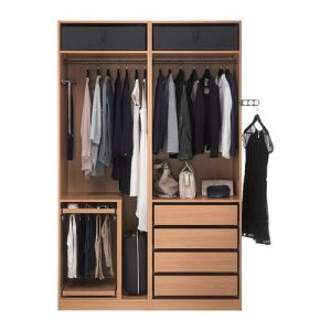 کمد لباس C-06 2 چوبین نورا کمد چوبی