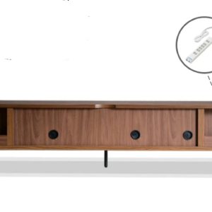 میز تلویزیون TV3 2 چوبین نورا میز تلویزیون شیک