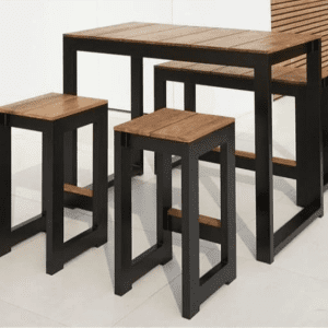 میز و صندلی کایاک 3 چوبین نورا سرویس نشیمن