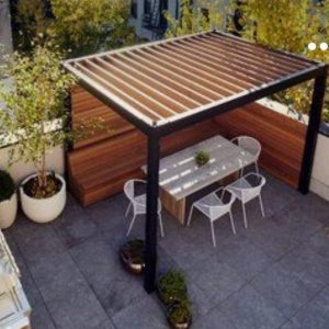 آلاچیق مدل AL6 4 چوبین نورا آلاچیق چوبی