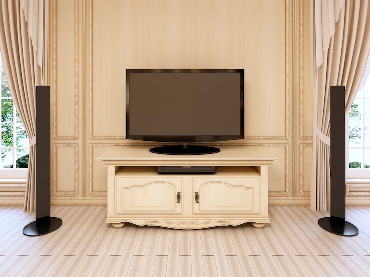 میز تلویزیون طرح کلاسیک