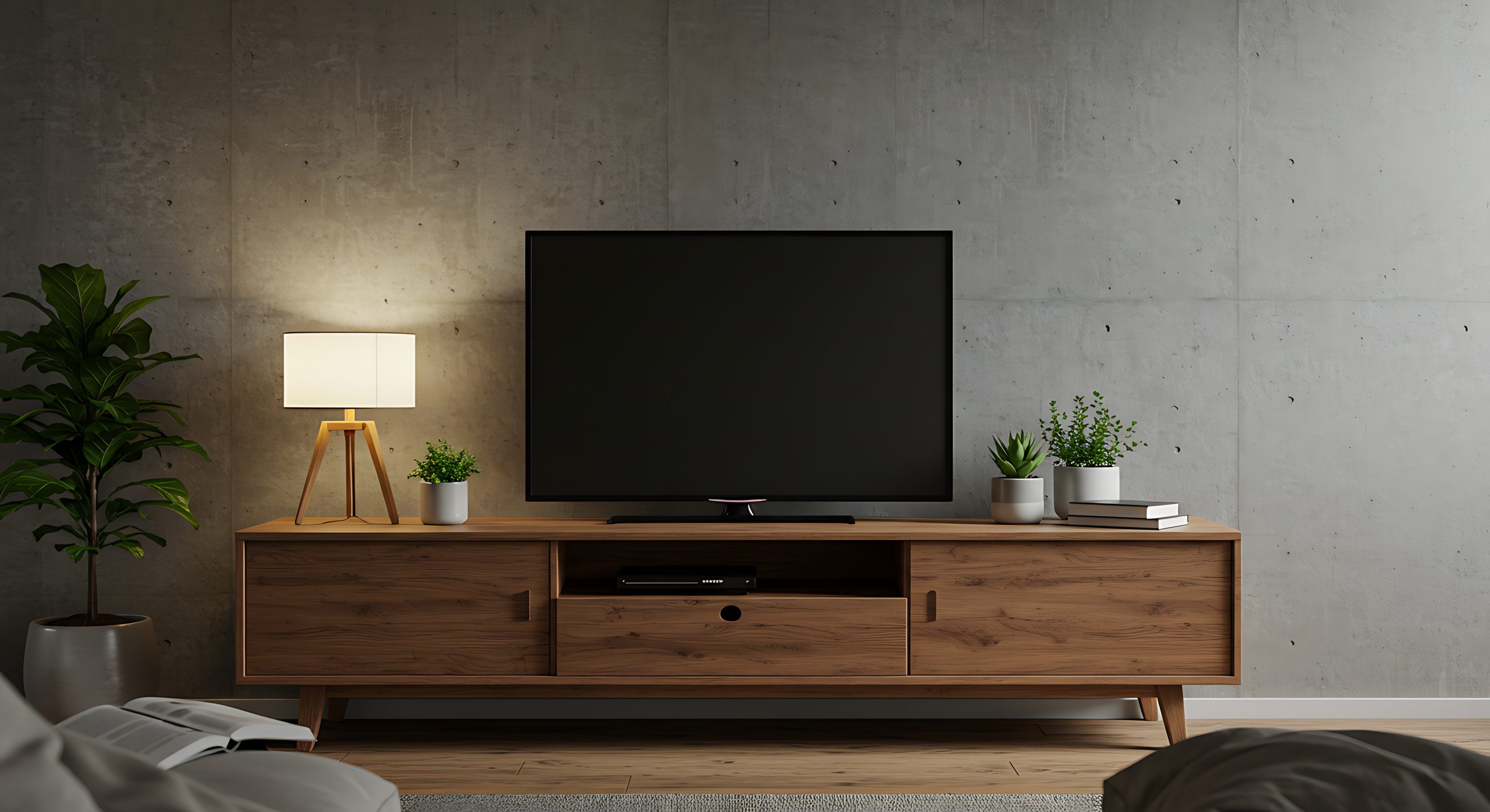 میز تلویزیون، قلب دکور نشیمن