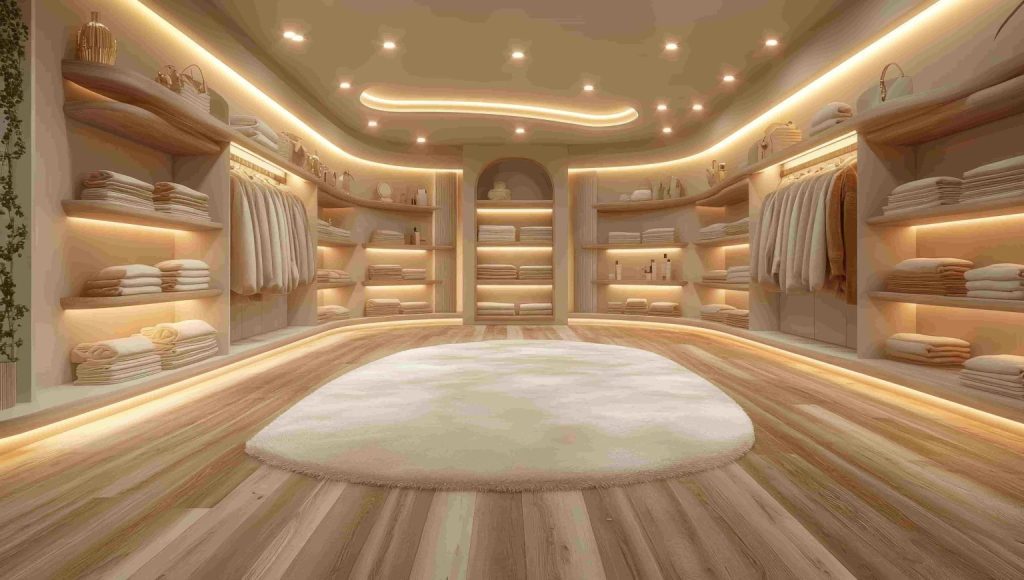 کمد چوبی دیواری 2 چوبین نورا کمد دیواری خاص