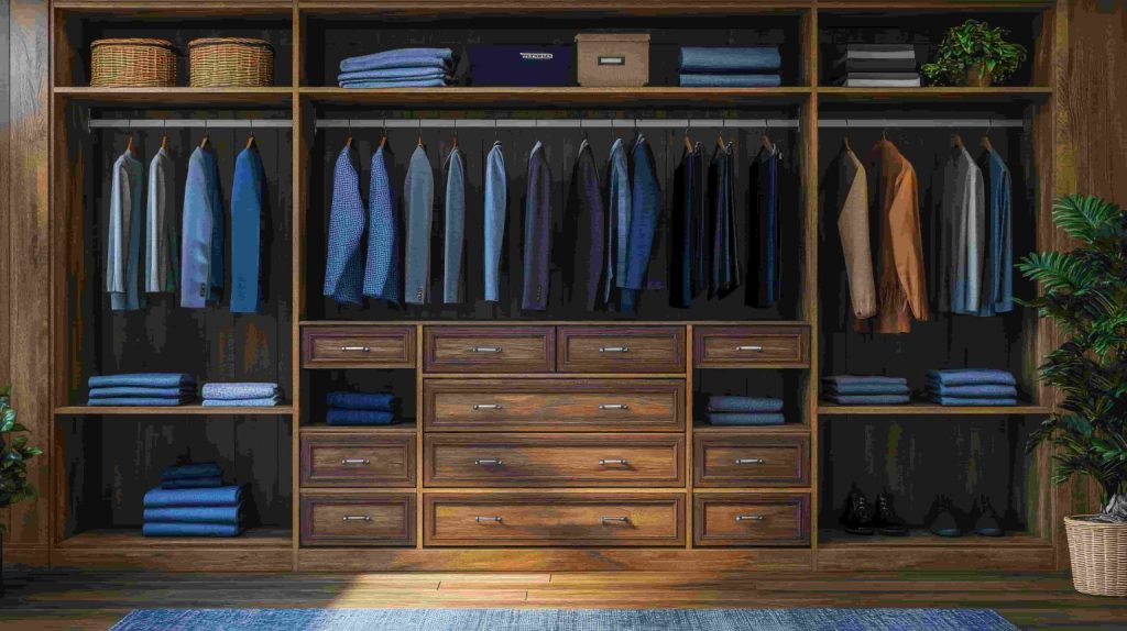 کمد چوبی دیواری 3 چوبین نورا کمد چوبی دیواری خاص چوبین نورا