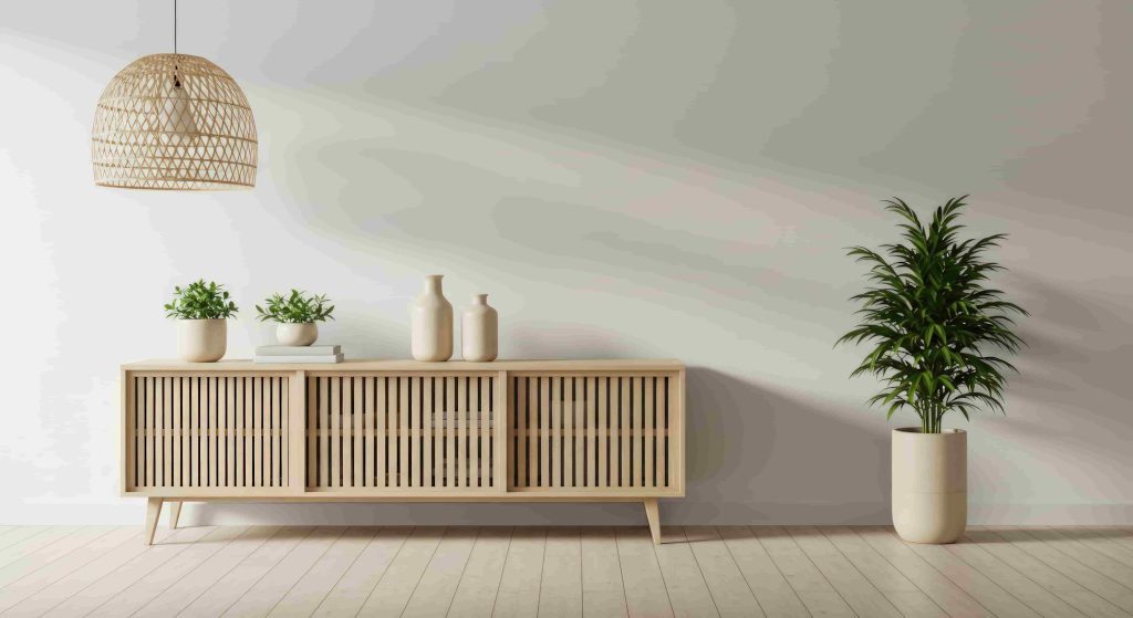 کنسول چوبی مدرن